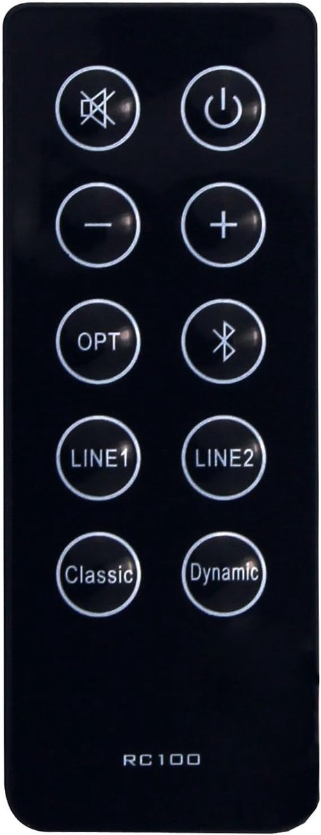 Afstandsbediening RC100 voor Edifier Soundbar - Vervangend model - Eenvoudig in gebruik - Geen programmeren nodig - ShopVlot