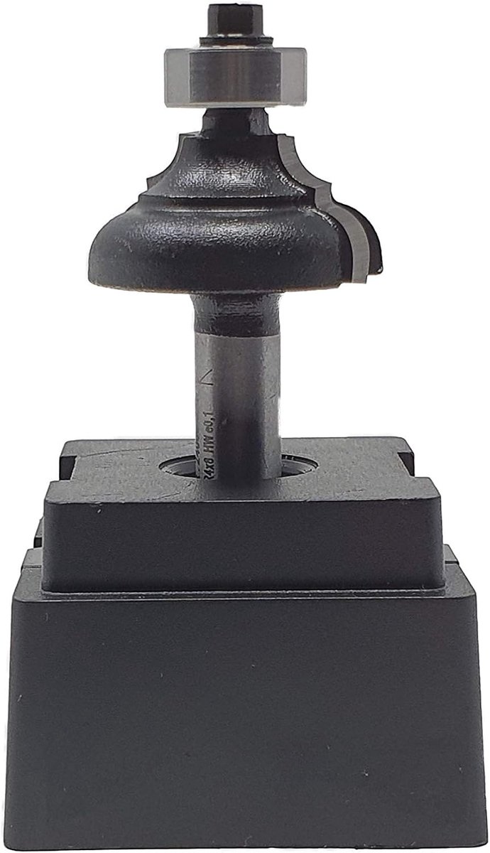 Multiprofielfrees Z=2 D=29 mm - Radius 4.0/4 mm - Met kogellagers - Geschikt voor CNC-frezen - ShopVlot