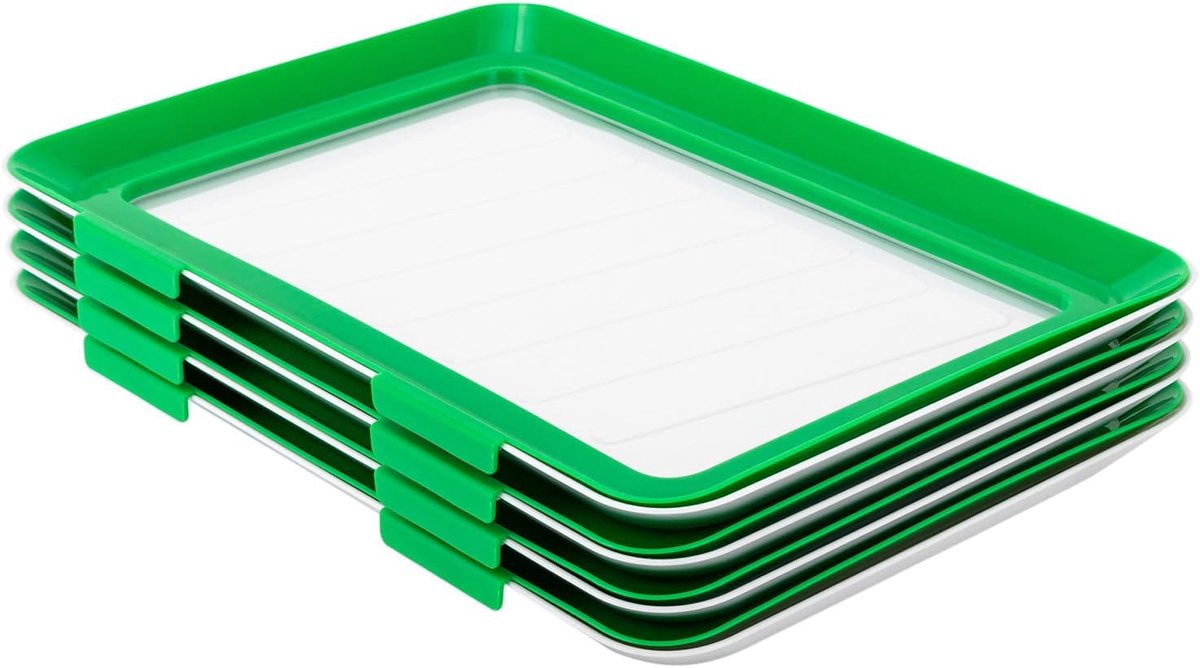 Vershoudbakje, bewaarplaats, vershoudbakje, stapelbaar, herbruikbaar