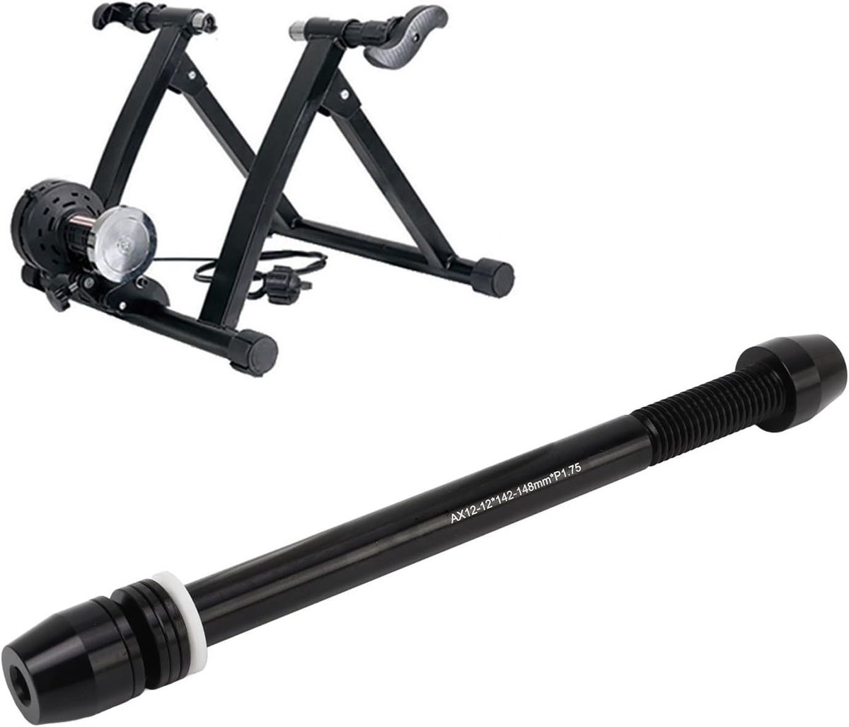 Aluminiumlegering, Roltrainer Fiets Snelspanner, Ombouwadapter voor Mountainbike Achterwielnaven, M12 x 142 tot M12 x 148 mm