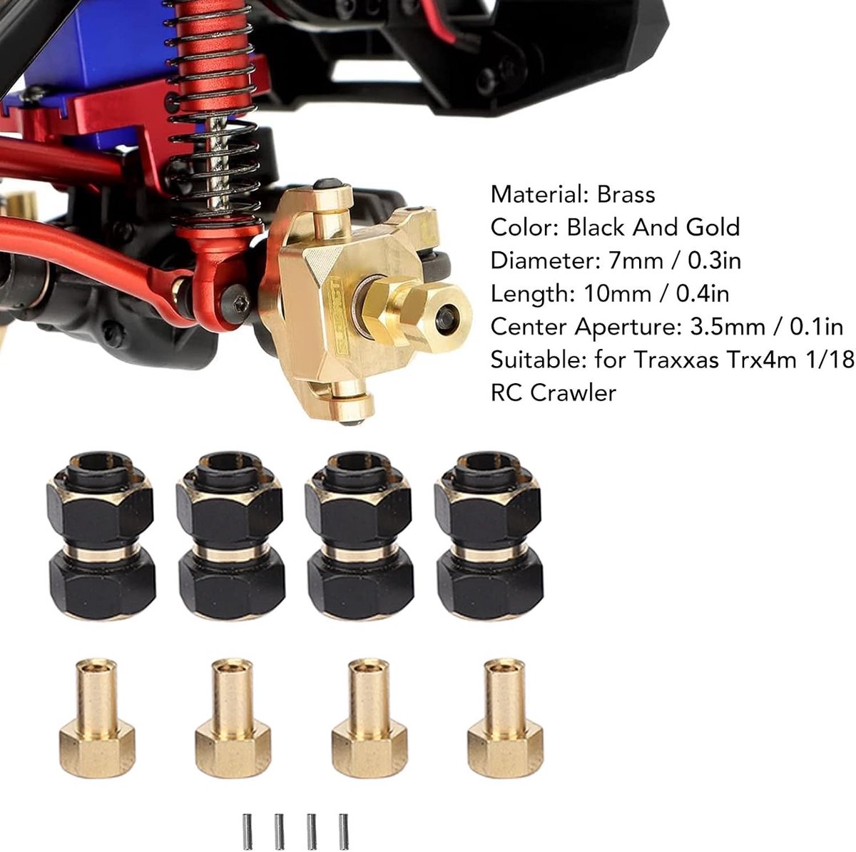 Wielen Uitbreiding voor RC Crawler Upgrades, 1/18 Crawler