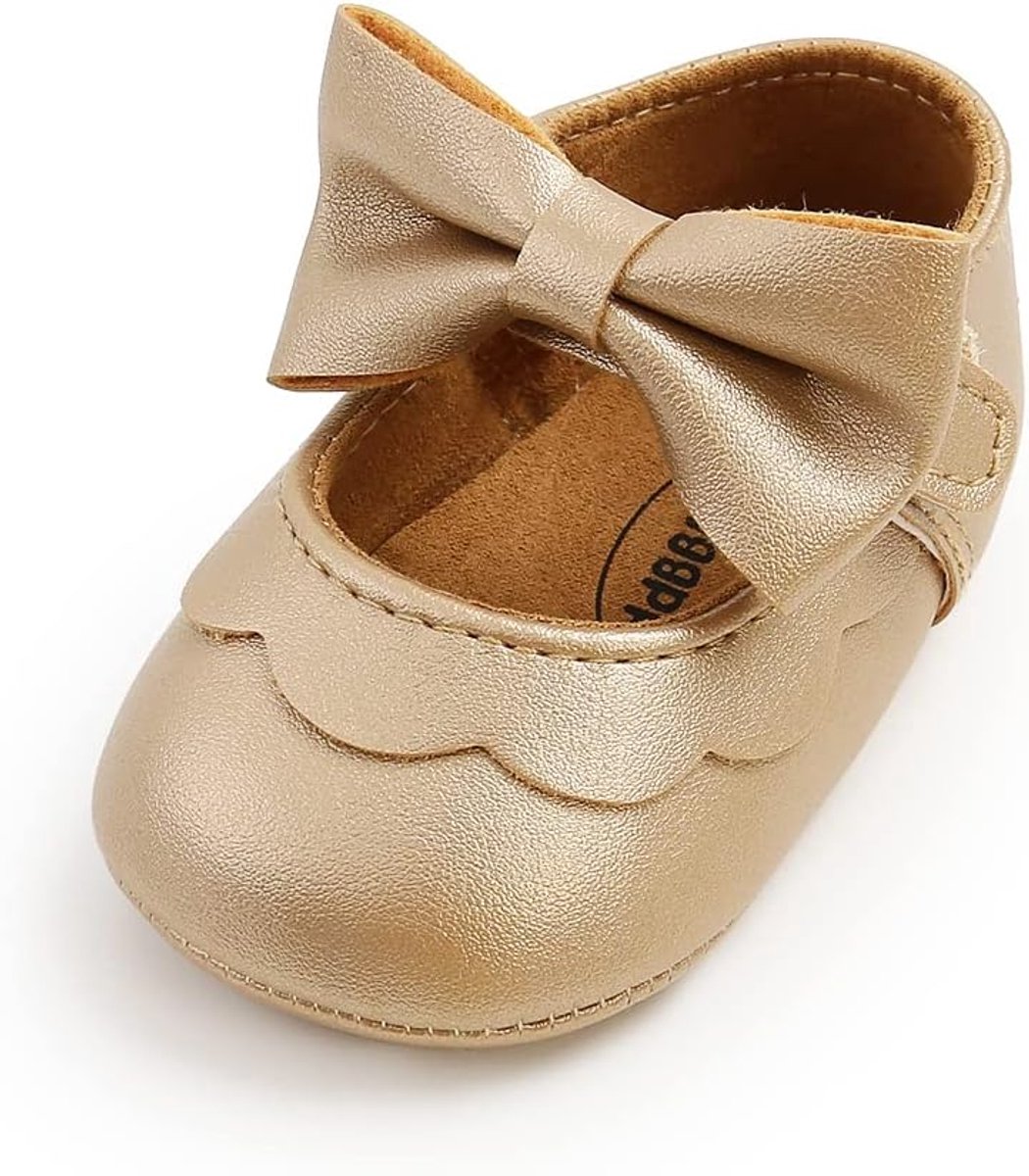 Babyschoenen, ballerina's, loopschoenen, prinses, bowknot, pasgeborenen