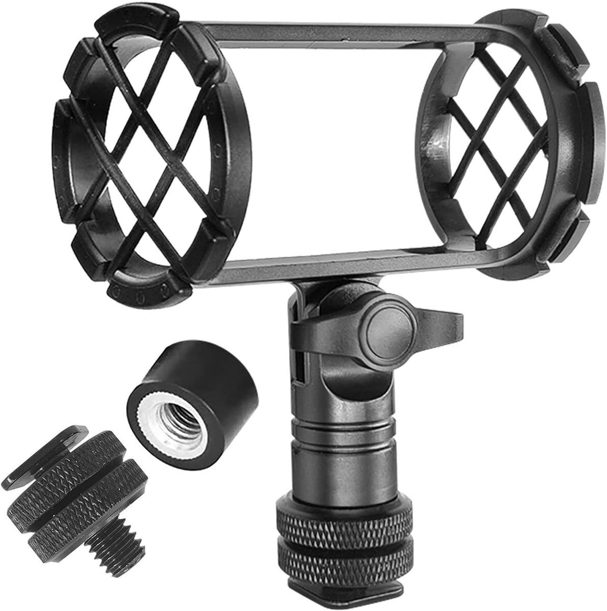 NC4 Shock Mount Microfoon Shotgun voor microfoon AKG D230 Sennheiser MKH-416 ME66 Rode NTG-2 NTG-1 AT-875R