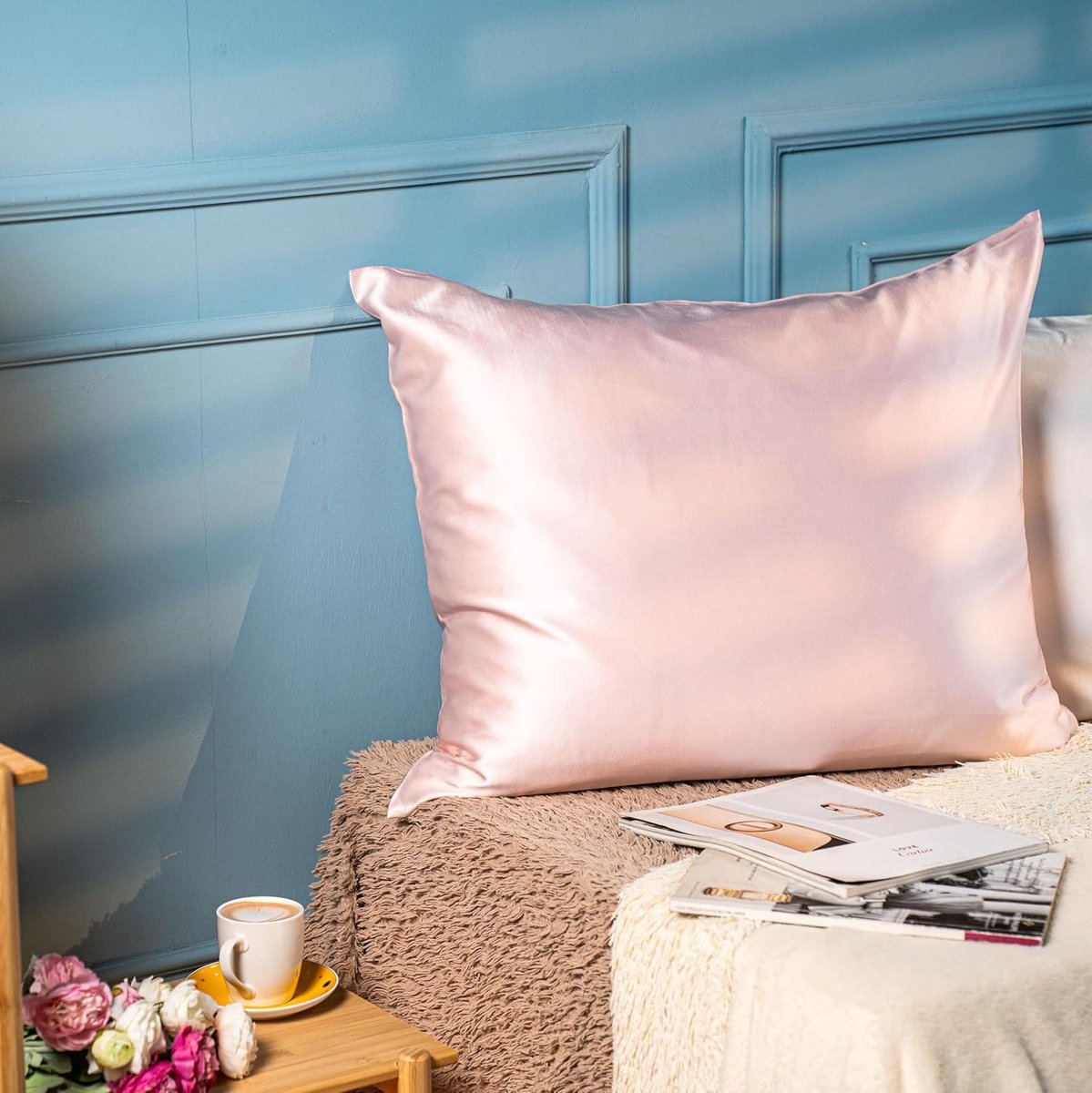 Zijde Sloop 60x70cm - 22 Momme 100% Mulberry Zijde - Ultra Zacht - Vermindert Rimpels en Haarbreuk - SnelShoppen