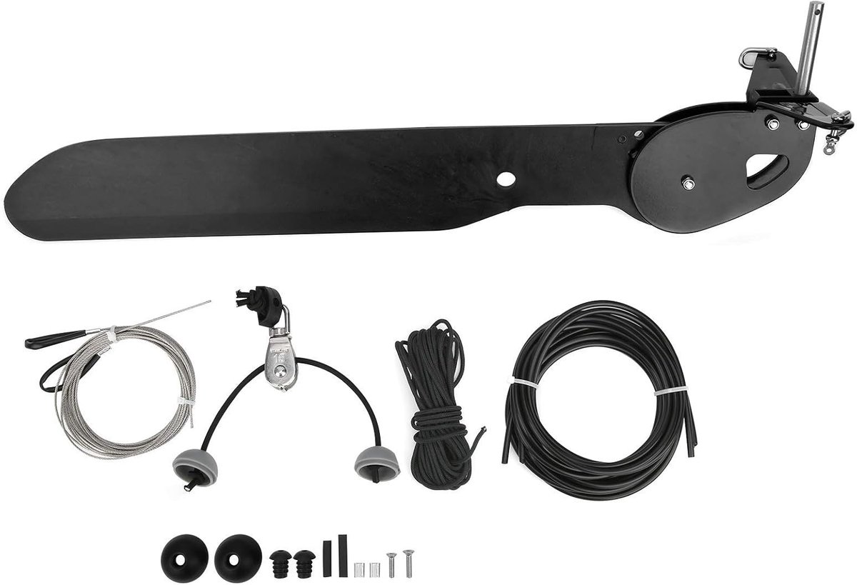 Kajak Roer Plastic Kano Roer Waterscooters Vissersboot Roer Accessoire Voetbediening Stuursysteem