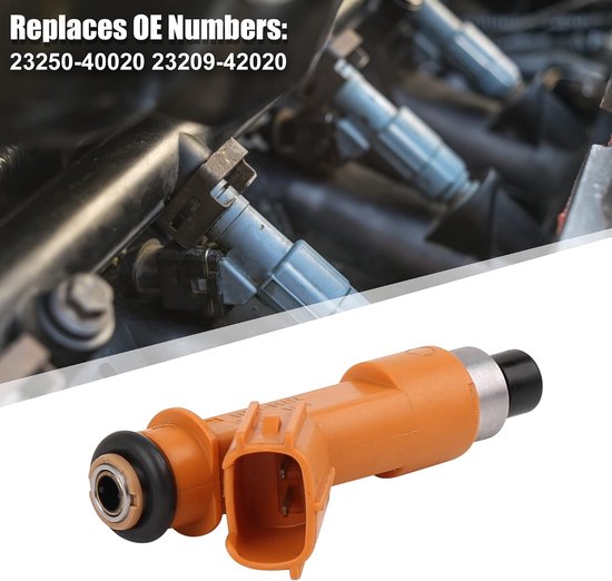 sourcing map Kfz Spuitventiel 23250-40020 23209-42020 DC 12V 2005-2012 van Sourcing Map — afbeelding 4