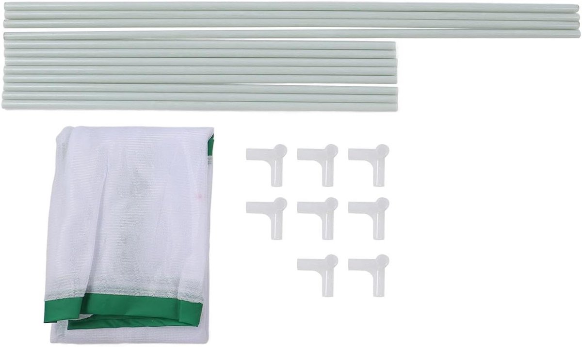 Mesh Plantenhoes - Vlinderkooi Plantenkas - Insecten Observeren - Transparant Netontwerp - 40 x 40 x 60 cm - Groen