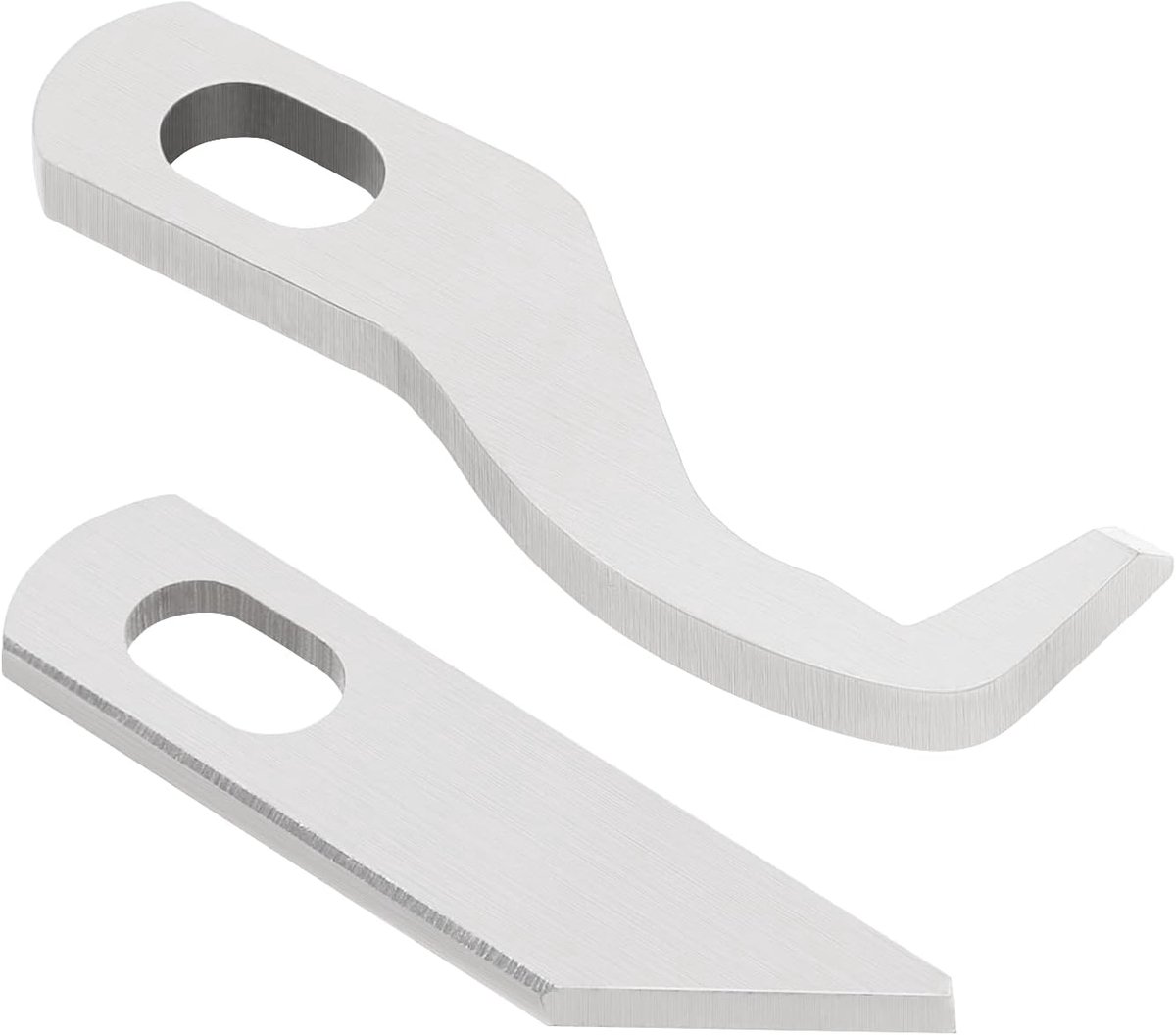 2 Stks Top en Bottom Blades Overlock Blade Bovenste & Onderste Set Compatibel met Singer S14-68 S14-69 S14-77 S14-78 S14-79 Compatibel met Pfaff Element 1450OL