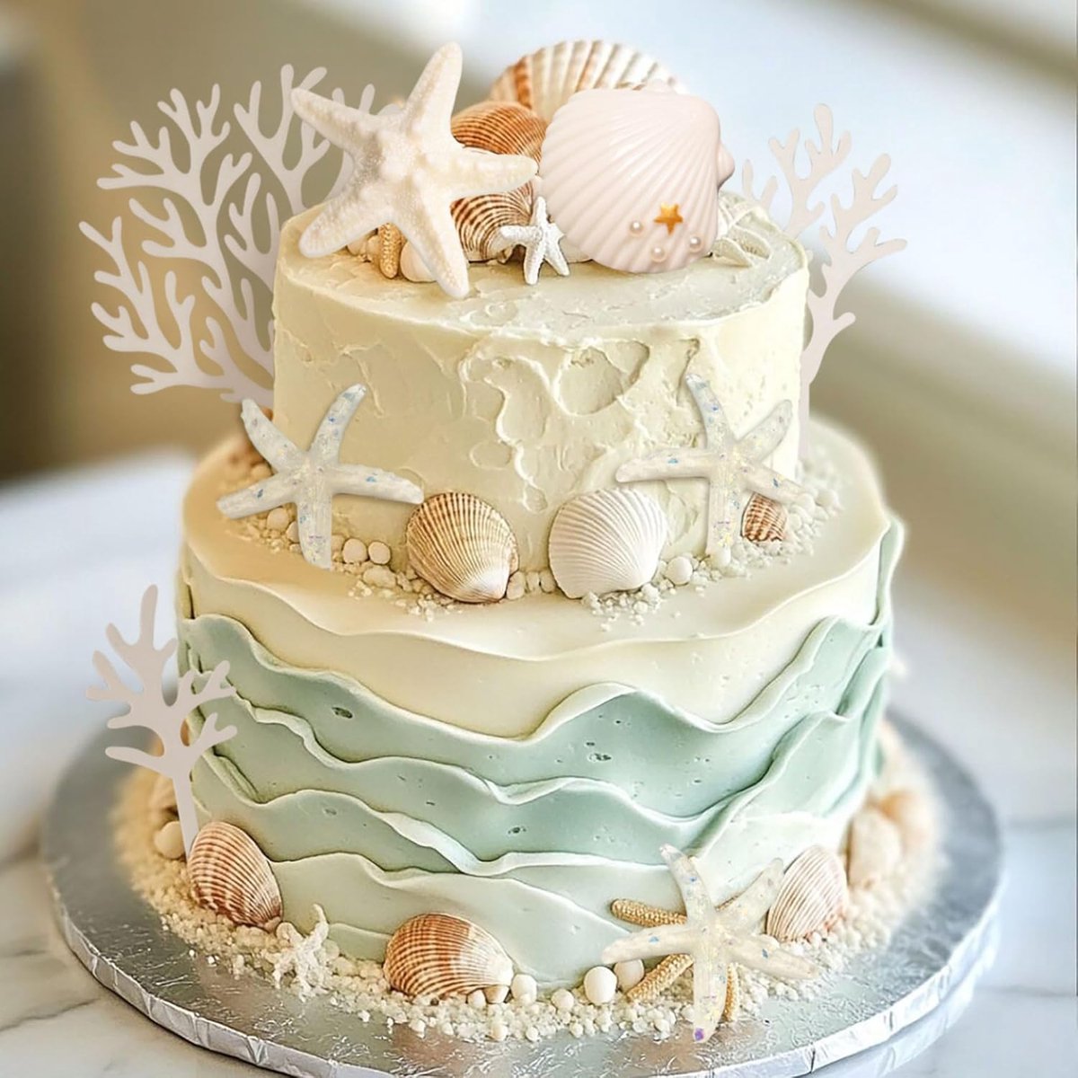 Oceaan walvis cupcake verjaardagsdecoraties | Taartdecoratie oceaan walvis cupcake verjaardagsdecoraties