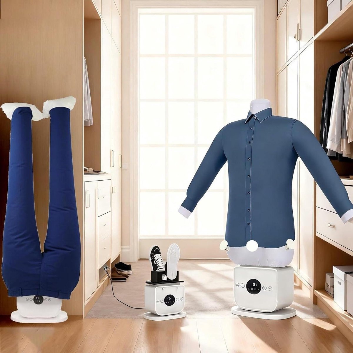 Automatisch Strijkapparaat - Stoomstrijkijzer Droger - Snel Kleding Strijken - Inflatable 3D Strijk surface