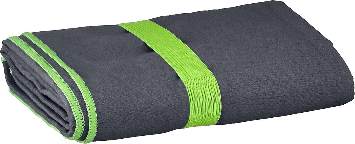 Uniseks 328107, multifunctionele handdoek, microvezel, grijs, 70 x 140 cm