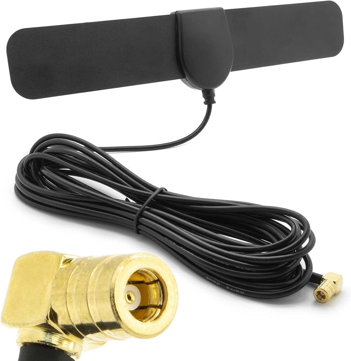Ruitantenne, autoradio-adapter, DAB SMB, voor JVC, Kenwood, Sony, Alpine, Pioneer