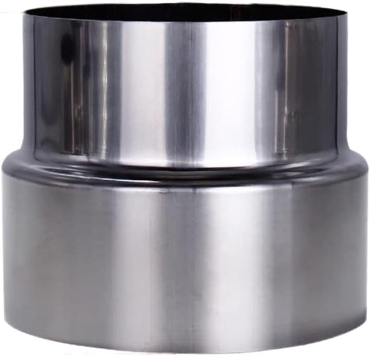 Ø100mm/Ø90mm Rvs Rookkanaal Liner Reducer/Tubing Connector Schoorsteen Adapter Kachel Pijp