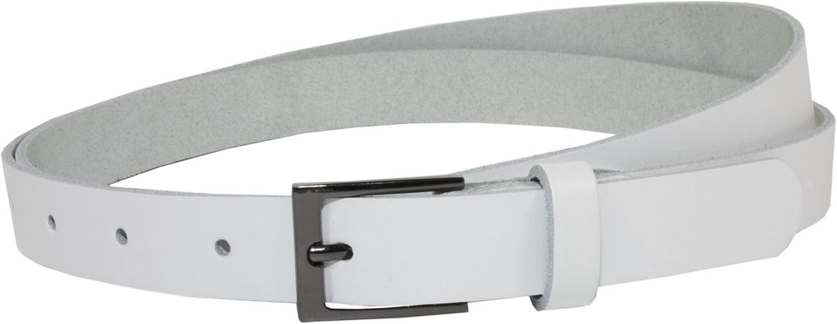 Lederen riem echt leer, Made in Germany, 2 cm breed en ca. 0,25 cm dik, riem, heupriem, jeansriem