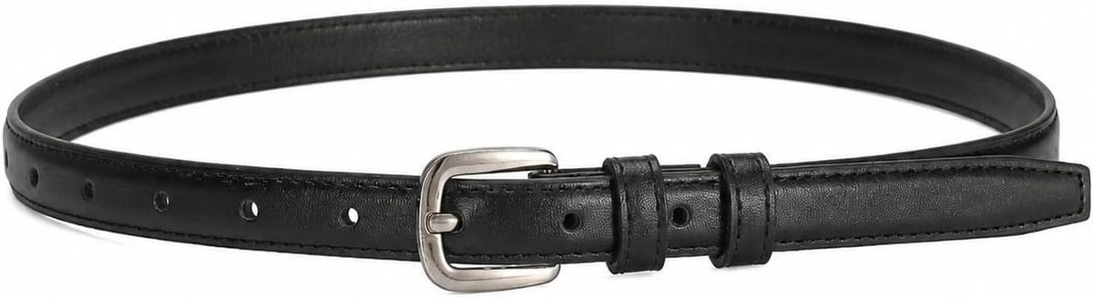 smalle riem, riem dames smal, riem leer, vrouw voor jeans en jeansjurken, dunne tailleriem leer breed, zwart, klassiek, elegant design, veelzijdig inzetbaar