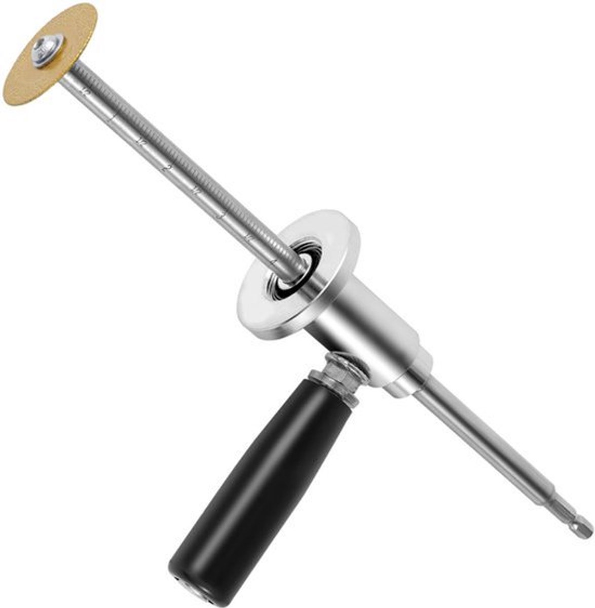PVC Buizen Cutter - Verzinkt Staal met Diamant Schijf - Snijdiepte Tot 7" - Voor Buizen van 1-1/2" tot 8"