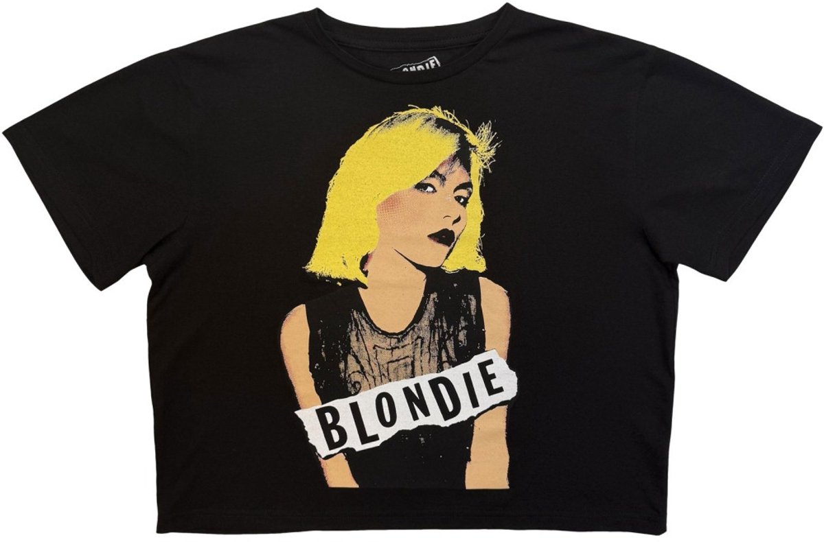 Blondie - Side Glance Crop top - L - Zwart