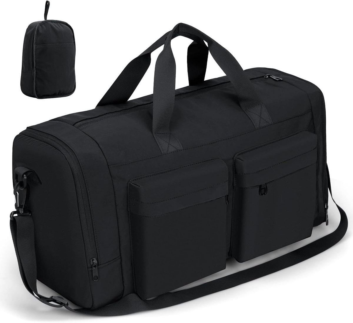 Sporttas 31L met schoenencompartiment - waterbestendig - weekend bagage met trunk strap - fitness en gym - SnelShoppen
