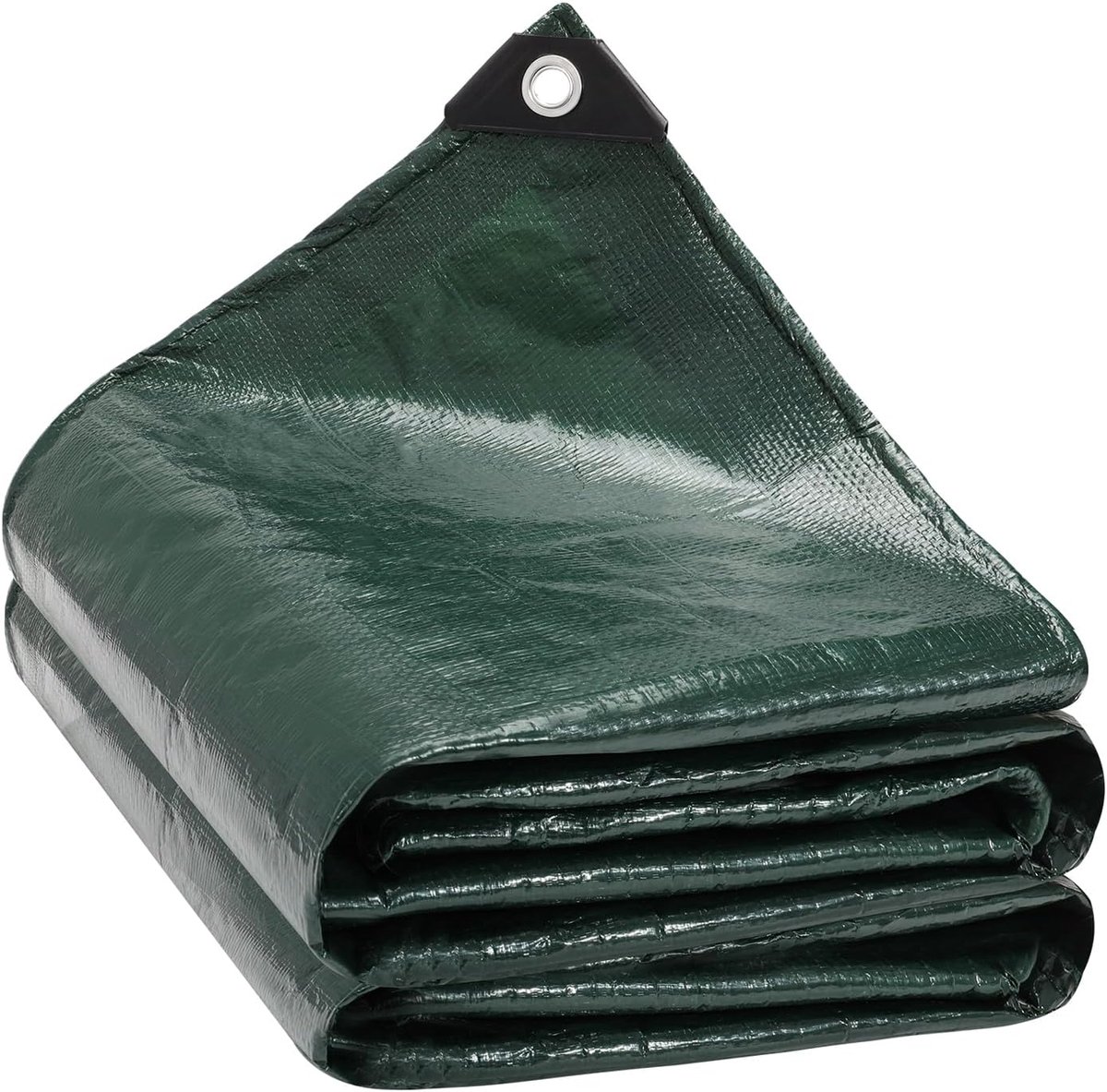 SnelShoppen - Afdekzeil 3x4 m Groen - Waterdicht Zeildoek 130 g/m² - Multifunctioneel Bouwzeil - Scheurvast en UV-bestendig - Beschermend Zeil voor Bo