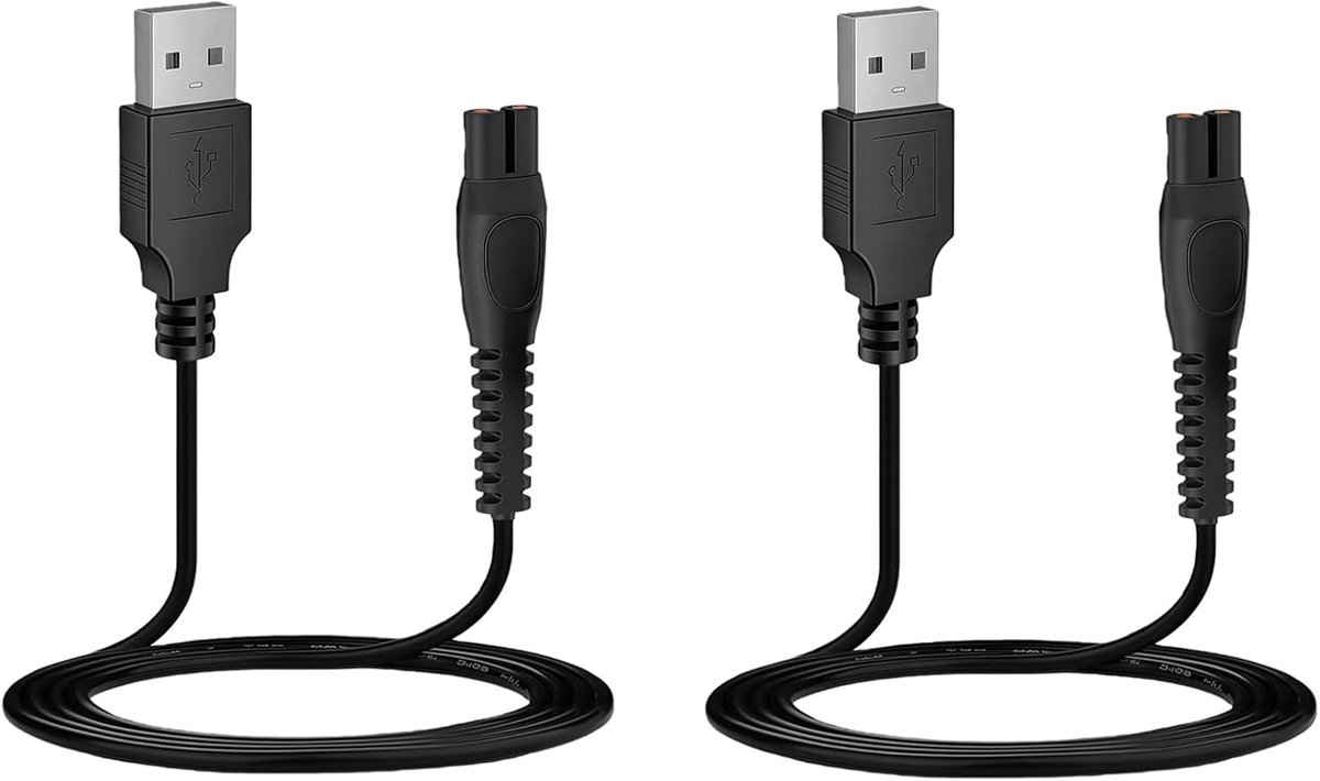 USB-oplaadkabel 1 m voor elektrisch scheerapparaat - Reservekabel 5 V