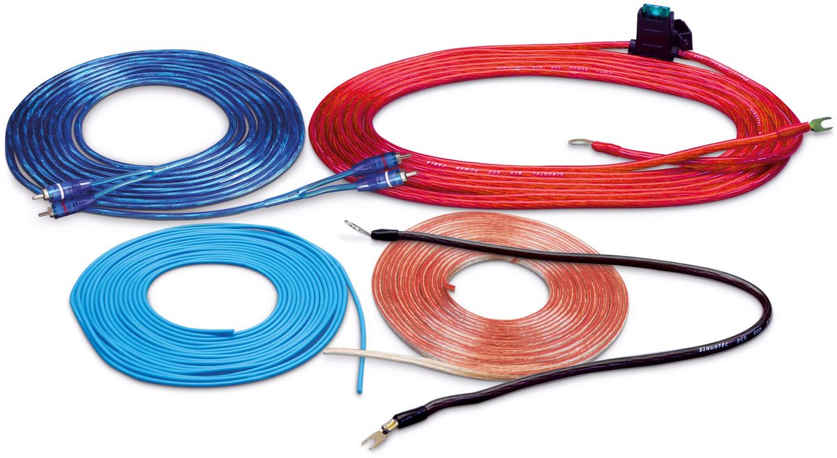 Sinustec BCS-600 5m Car-Hifi Accukabelset 6 mm² - ShopVlot