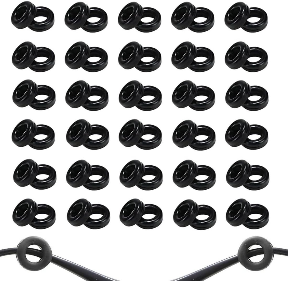 Brilhouders 30 paar - niet-slip silicone - oorpads voor brillen - ideaal voor zonnebrillen - SnelShoppen