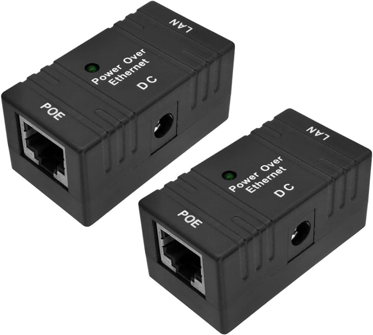 PoE splitter 5-48V - 2 stuks - krachtmodule - ideaal voor draadloze CPE en IP-camera's - SnelShoppen