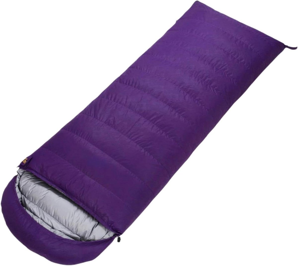 Donzen Slaapzak - Warme Slaapzak Kampeerslaapzak - Buiten Kamperen - Verdikte Koudebestendig - 200 cm - Paars