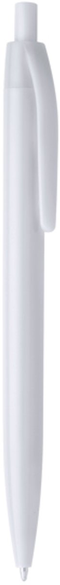 250 stuks voordeel pack Balpen van ABS Model STIX 8010 Wit / Blauwe inkt