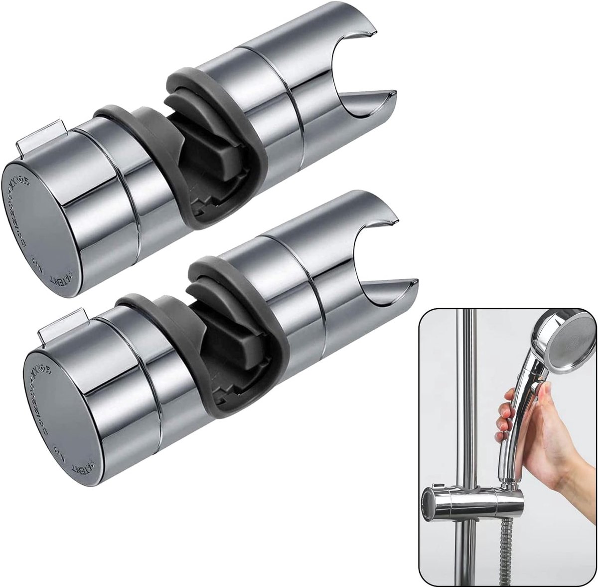 Handdouche Houder - Verstelbaar - 360° Rotatie - Geschikt voor standaard douches - SnelShoppen
