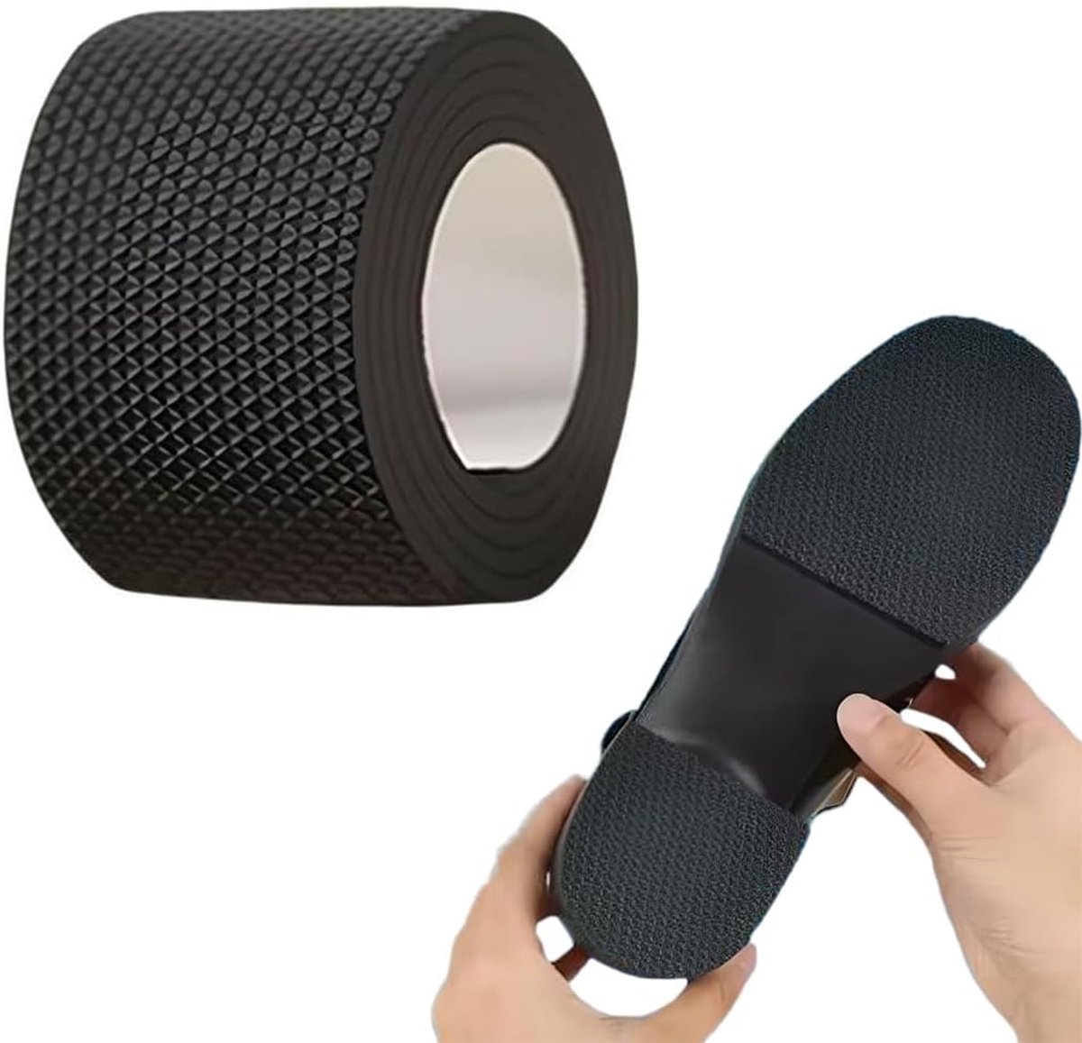 Antislip pads voor schoenen - zelfklevend rubber - slijtvast en duurzaam - voor optimale grip - SnelShoppen