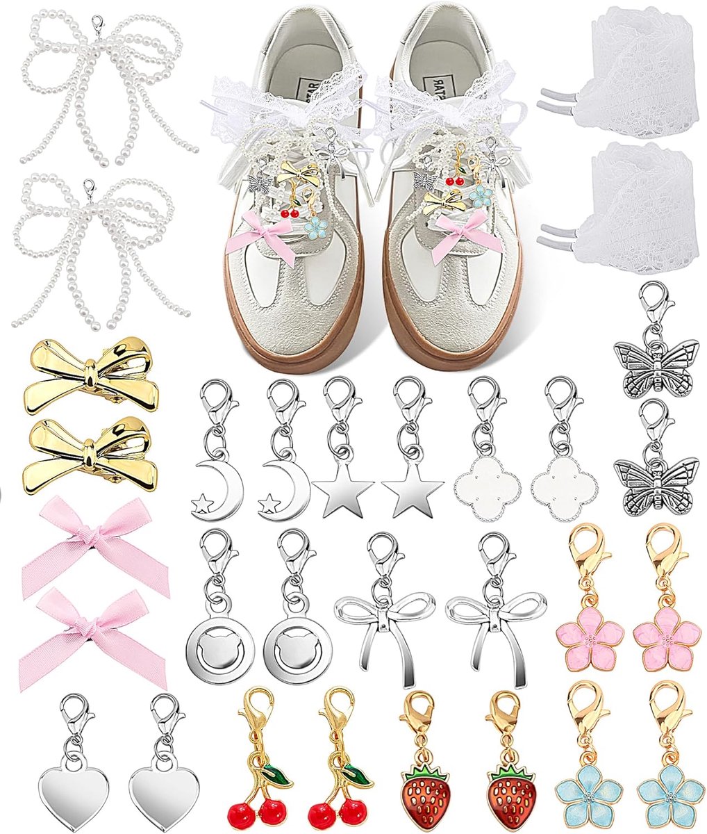 Schoen Charms 30 Stuks - Mode Accessoires - Sneakers Versiering - Personaliseer Je Stijl - SnelShoppen