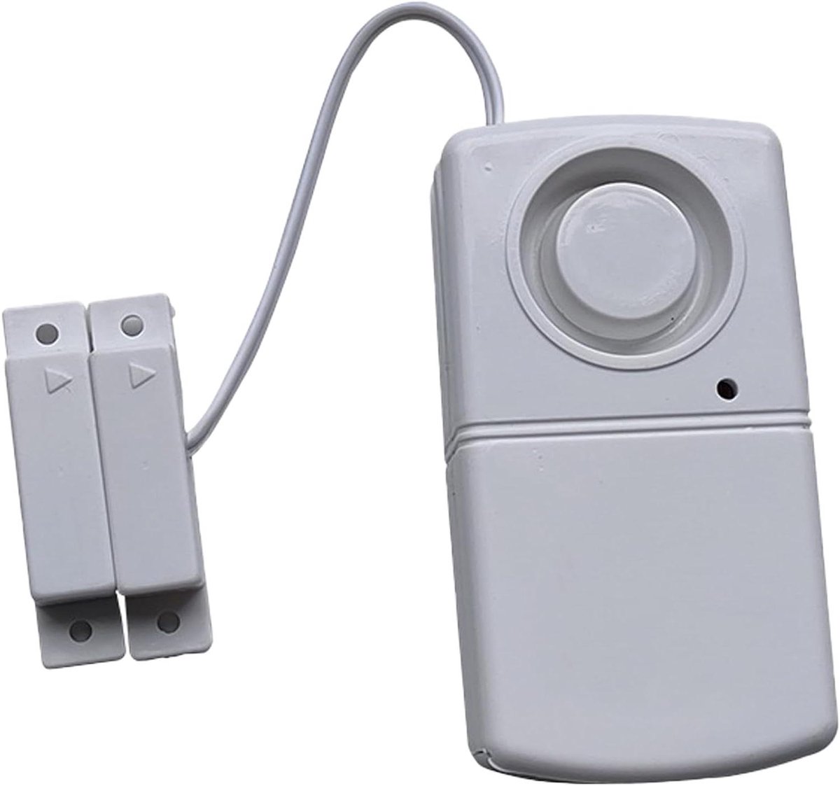 Deur Raam Alarm - Beveiligingsalarm Inbraakalarm - Woning Beveiligen - Luid 120dB Geluid - 15.2 cm x 6.4 cm - Wit