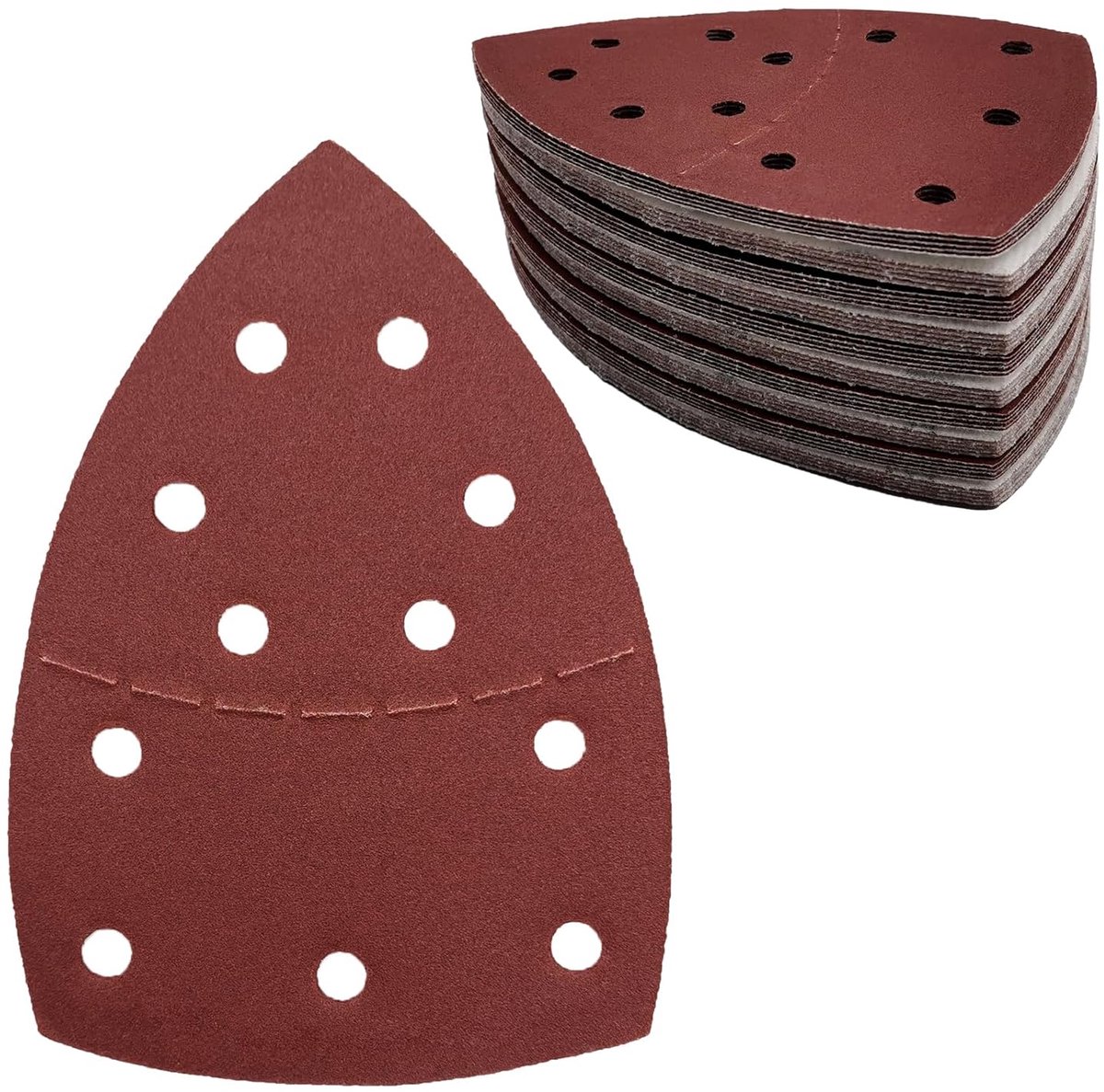 Schuurpapier, Driehoekige Schuurmachine 180 - 11-Hole Design - Duurzaam en Anti-Statisch - SnelShoppen