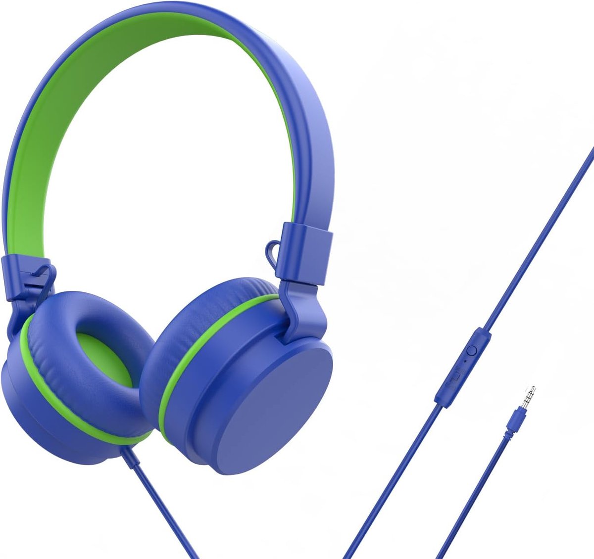 Hoofdtelefoon voor kinderen - on-ear bedrade hoofdtelefoon - veilig volume beperkt 85/94dB - SnelShoppen