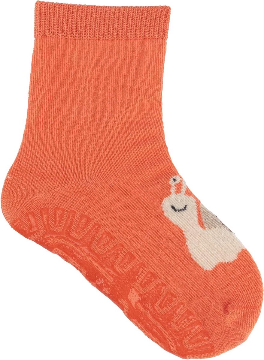 Babysokjes Snail - Fli Fli Sokjes - Comfortabel Lopen - Motief Snail - One Size - Geel
