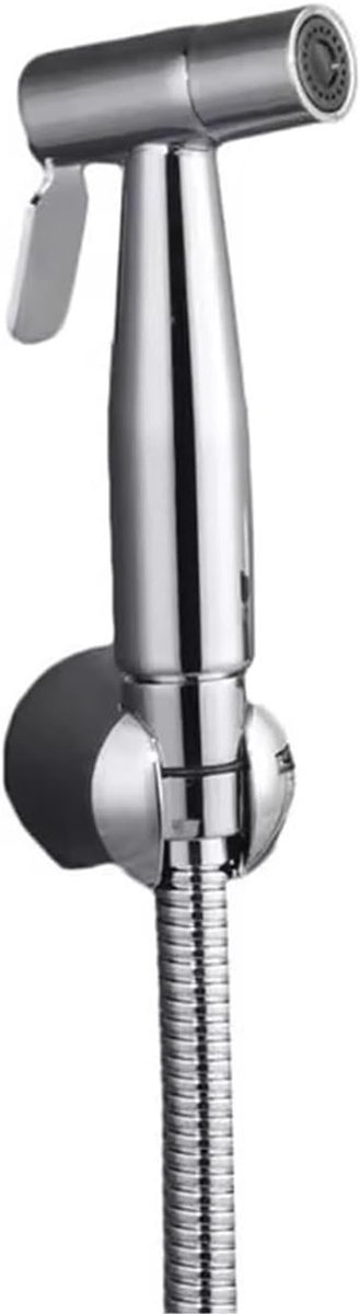 Draagbare Bidet Doucheset - Handdouche Toilet - Persoonlijke Hygiëne - Eenvoudige Bediening - 10 mm - Glanzend Chroom