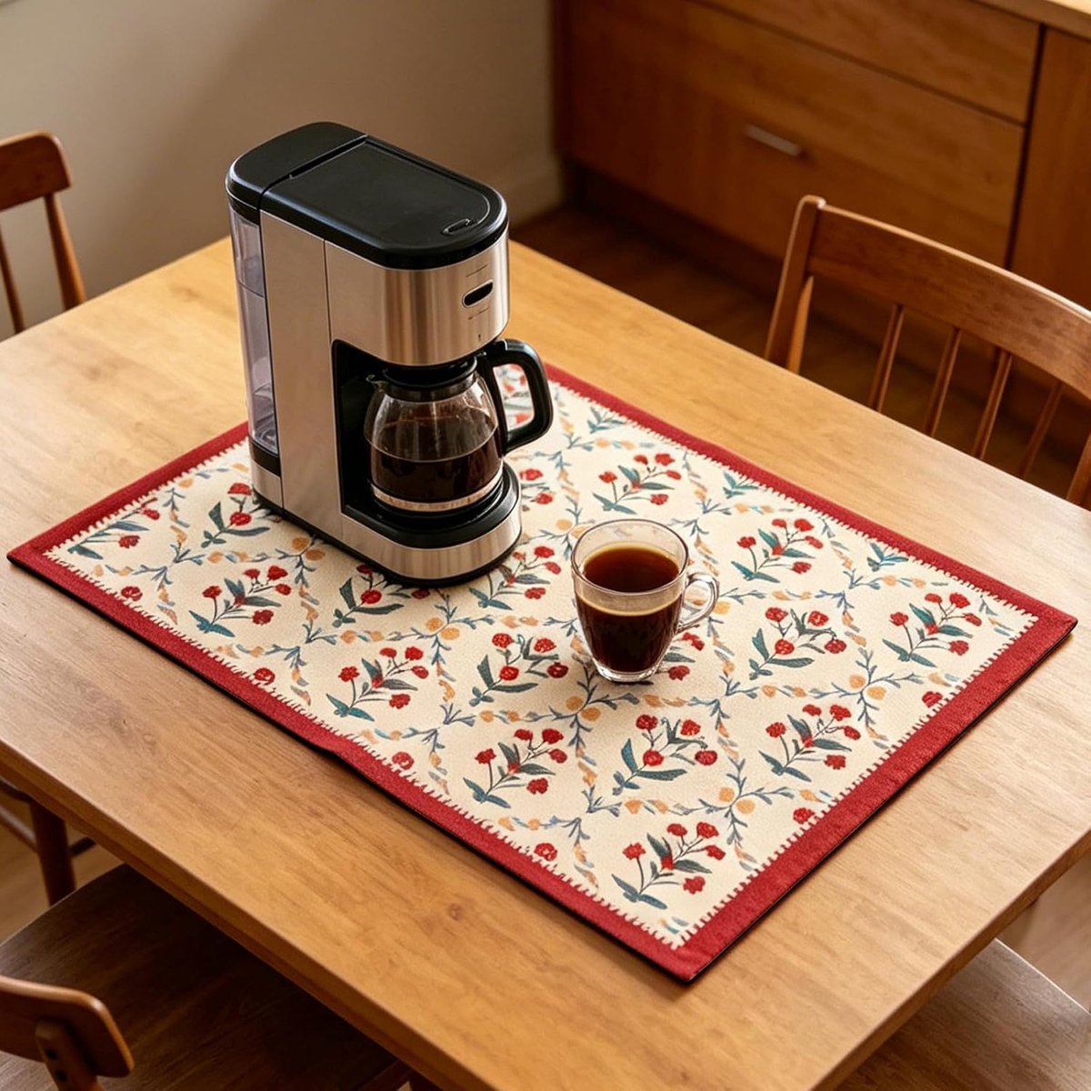 Droogmat 40 x 60 cm - absorberend diatomeeënaarde - antislip rubberen zool - ideaal voor koffiemachine - SnelShoppen