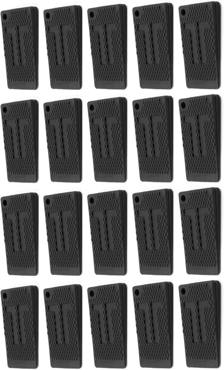 Meubelafstelpads 20 stuks - Flexibel rubber - Antislip - Voor stabiliteit van meubels - SnelShoppen
