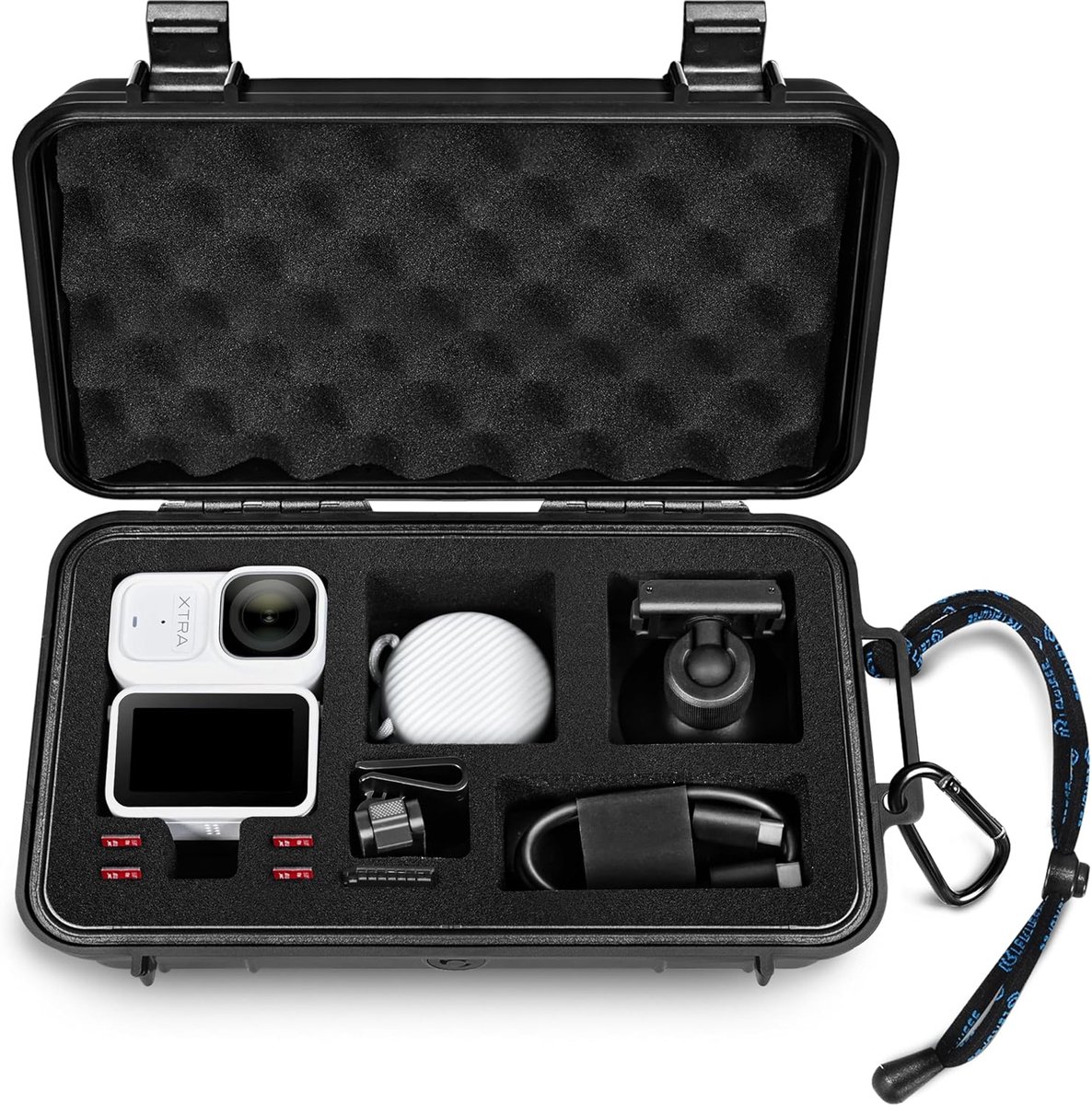 Hard Case voor Xtra Atto Action Camera - Waterproof en Schokbestendig - Veilig Opbergen en Transporteren - ShopVlot
