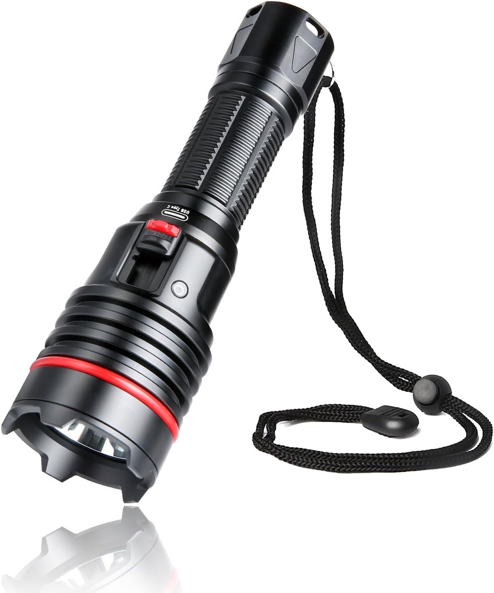 Onderwaterzaklamp 2000 Lumen - Professionele Duiklamp - 100m Waterproof - Ideaal voor Onderwater Sporten - ShopVlot