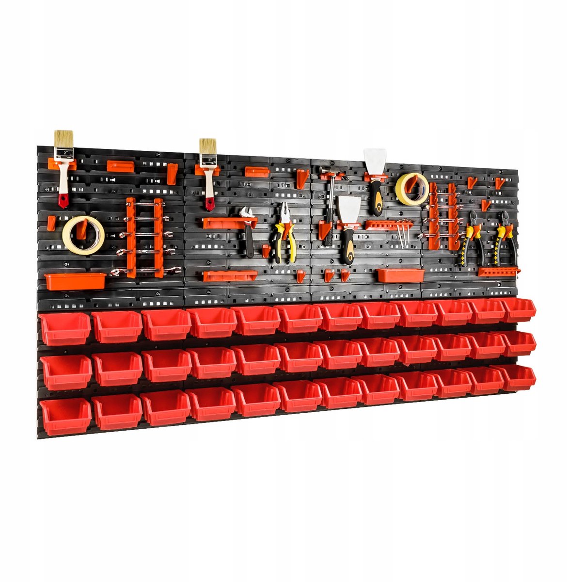 Werkbank Organizer 160x80cm met 36 Bakjes - Garaag Opbergoplossing