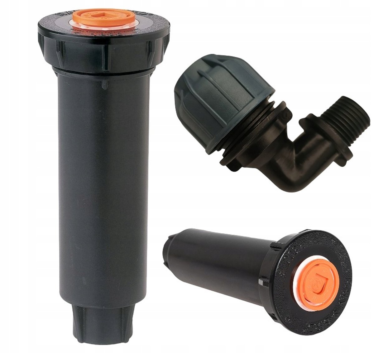 Rain Bird 1804 Zstatic Zraszacza & 1/2" PE Draaiende Koppeling Set