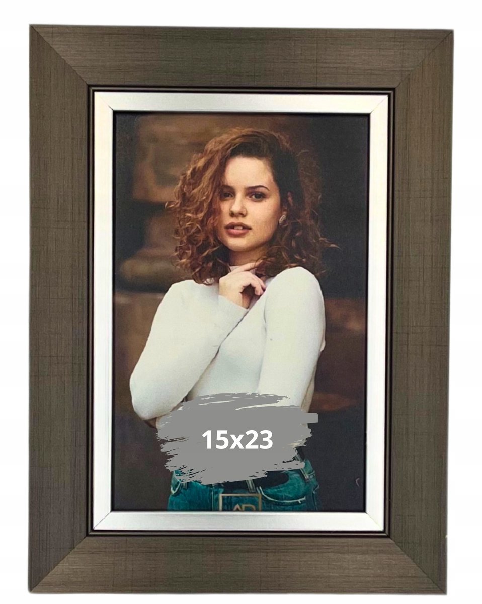 Gloria Fotolijst 15x23cm - Stijlvol Zilver & Grijs