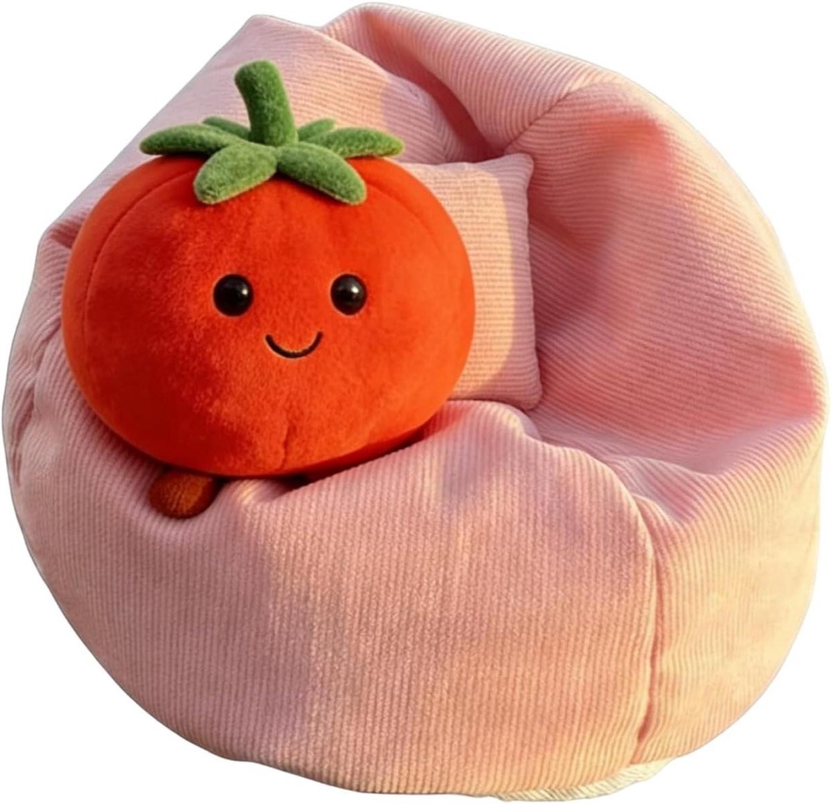 Poppenstoel - Miniatuur zitzak - Poppenfotografie - Anti-slip ontwerp - 15 cm - Roze