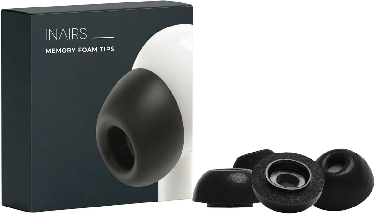 Oordopjes voor AirPods Pro 2e Generatie - Groot - Zwart - Nieuw Schuimmateriaal - Comfortabele Pasvorm - ShopVlot