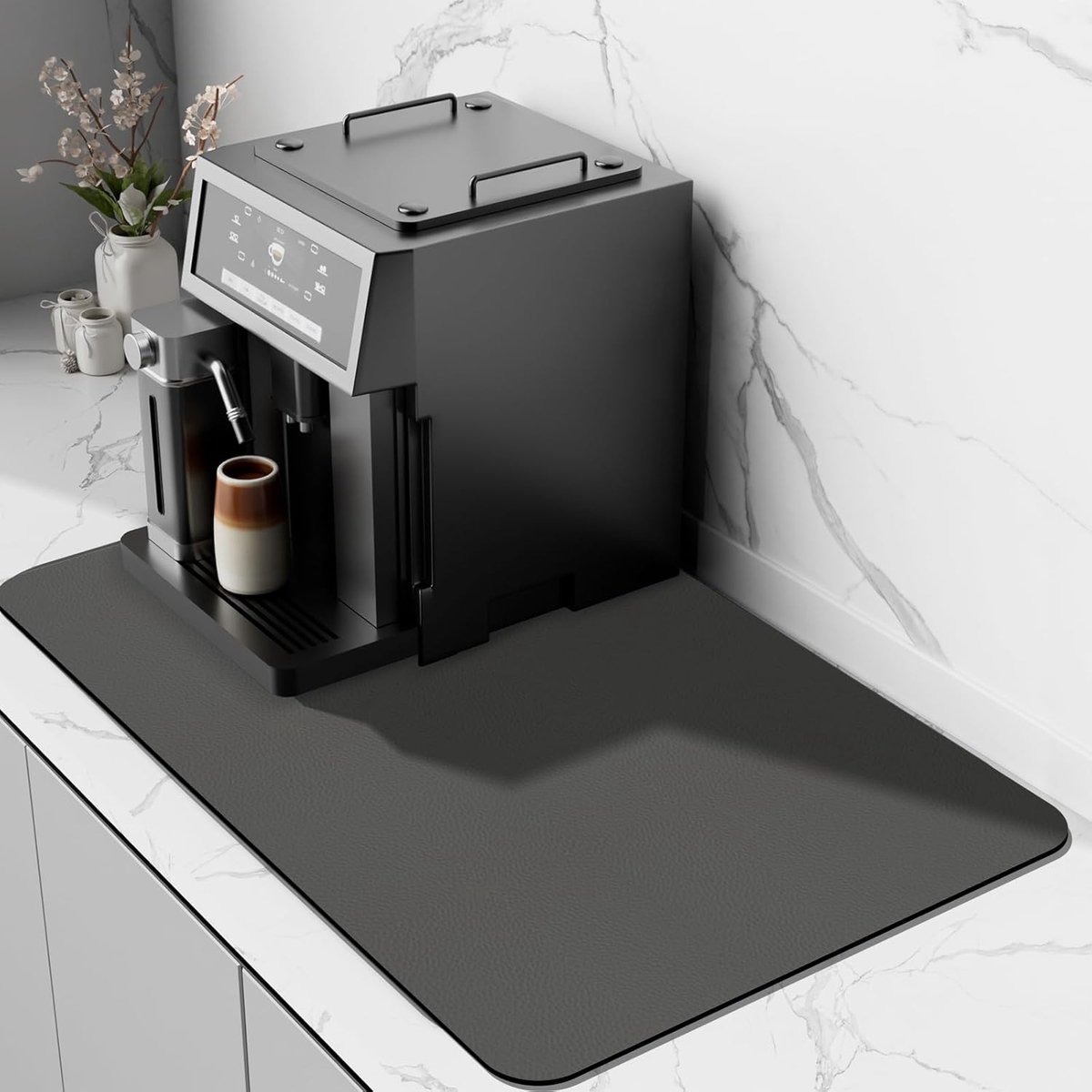 Koffiemachine Abtropfmatte 44 x 71 cm - Sneldrogend - Super absorberend - Houdt aanrecht schoon - ShopVlot