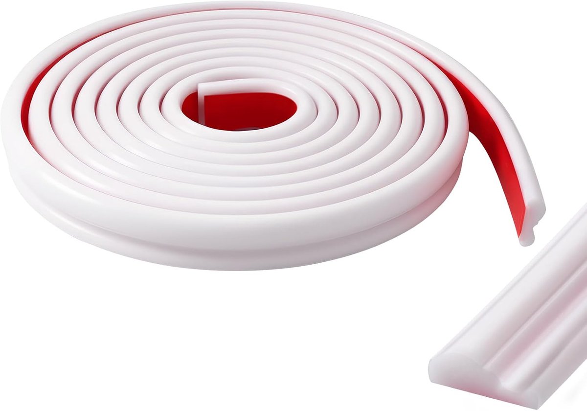 Wanddecoratie Moulding Trim 3m x 2.2cm - Peel and Stick TPE - Flexibel en aanpasbaar - ShopVlot
