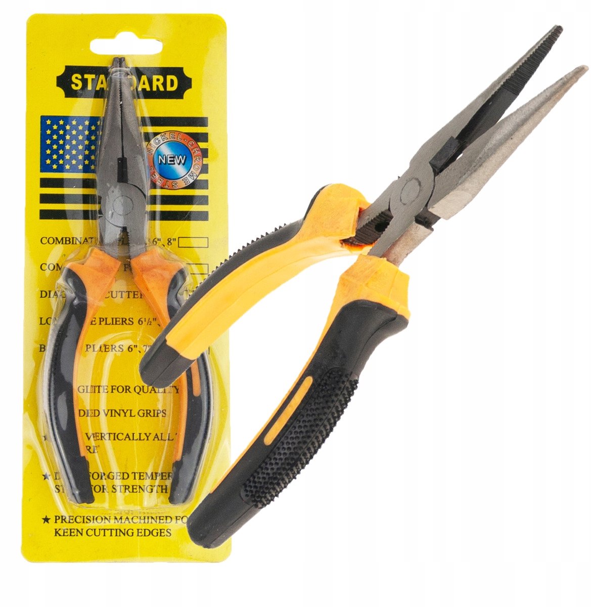Verlengde Combinatietang 17cm - Precisie & Comfort