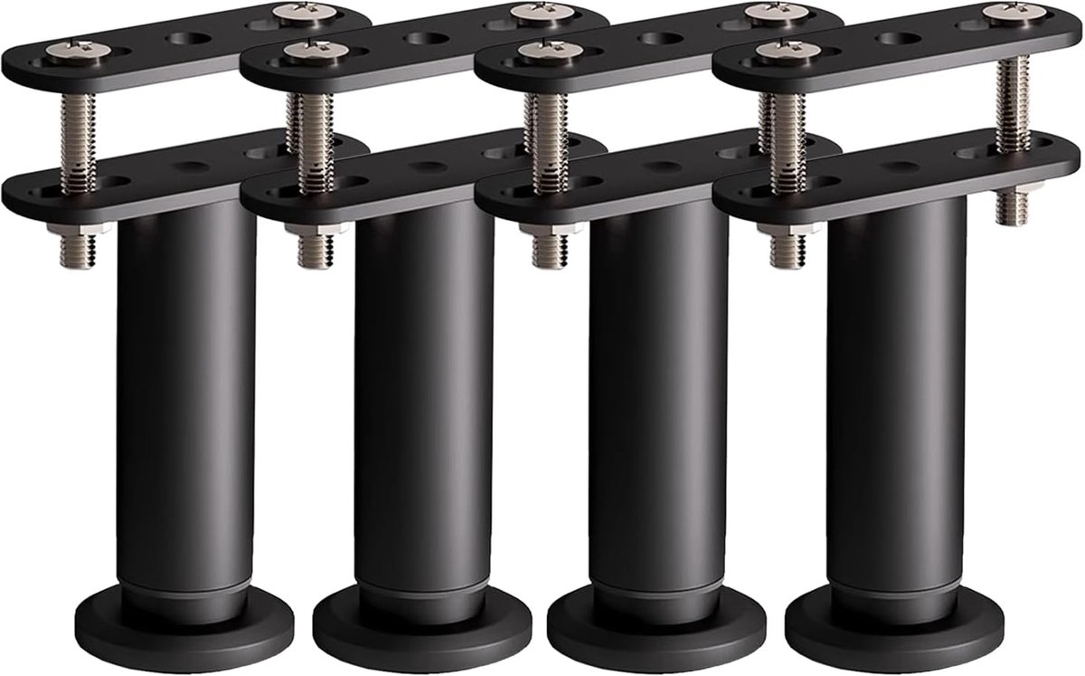 Verstelbare Meubelpoten 18-31 cm - Stevige Metalen Steun - Eenvoudige Installatie - Voor Bedframe en Meubels - ShopVlot